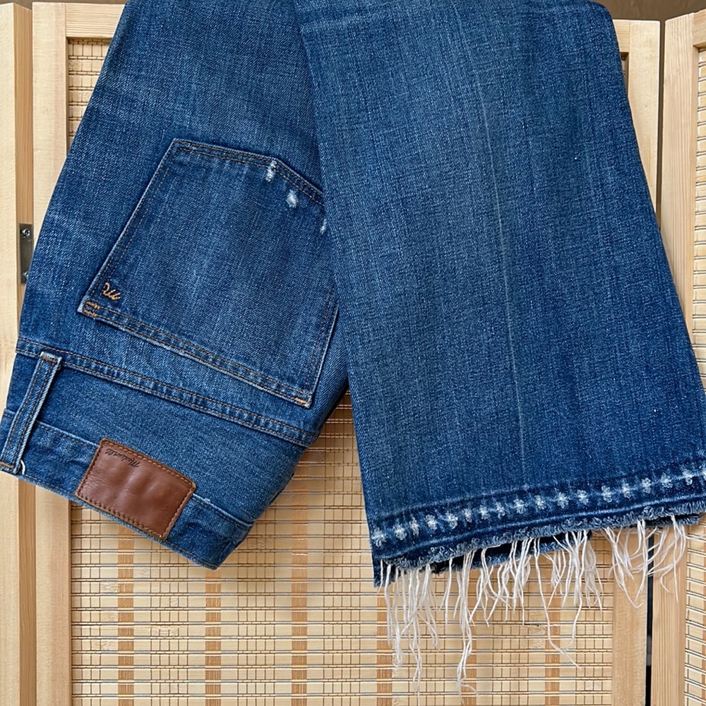 Madewell Rigid Flare Drop Hem Jeans